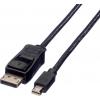 Value DisplayPort kabel Konektor DisplayPort, Mini DisplayPort konektory 1.50 m černá 11.99.5638 stíněný Kabel DisplayPort Value DisplayPort kabel Konektor DisplayPort, Mini DisplayPort konektory 1.50 m černá 11.99.5638 stíněný Kabel DisplayPort