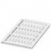 Phoenix Contact 0832101 UCT-WMCO 2,9 (23X4) značení kabelů Druh montáže: přichycení sponami Potisknutelná plocha: 23 x 4 mm bílá Počet markerů: 24 1 ks