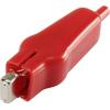 TRU COMPONENTS 93038c55 krokosvorka červená Délka: 75 mm 1 ks