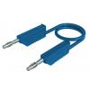 Hirschmann Test & Measurement Zkušební kabel s konektorem, Modrá 16A, délka kabelů: 1 m, 60V dc, Silikon Hirschmann Test & Measurement Zkušební kabel s konektorem, Modrá 16A, délka kabelů: 1 m, 60V dc, Silikon