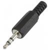 TRU COMPONENTS 595194 jack konektor 3.5 mm zástrčka, rovná Pólů: 3 stereo černá 1 ks TRU COMPONENTS 595194 jack konektor 3.5 mm zástrčka, rovná Pólů: 3 stereo černá 1 ks