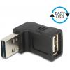 Delock USB 2.0 adaptér [1x USB 2.0 zástrčka A - 1x USB 2.0 zásuvka A] 65521 0 mm