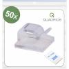 Quadrios 25CA475 kabelová spona samolepicí 25CA475 Průměr kabelového svazku (rozsah) 1 do 7 mm transparentní 50 ks Quadrios 25CA475 kabelová spona samolepicí 25CA475 Průměr kabelového svazku (rozsah) 1 do 7 mm transparentní 50 ks