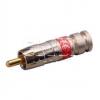 Vidlice RCA (CINCH) PCT-RCA59, 75 Ω, kovový kryt, Au kontakt Vidlice RCA (CINCH) PCT-RCA59, 75 Ω, kovový kryt, Au kontakt