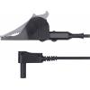 Schützinger měřicí kabel zástrčka 4 mm krokosvorka 150.00 cm černá 1 ks
