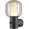 SLV OVALISK SENSOR 1004679 venkovní nástěnné osvětlení Energetická třída (EEK2021): D (A - G) pevně vestavěné LED antracitová