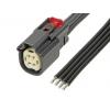Molex Automobilový konektor, počet kontaktů: 2 barva Černá, Kabel, řada: 216285 Krimpovací, IP67 Molex Automobilový konektor, počet kontaktů: 2 barva Černá, Kabel, řada: 216285 Krimpovací, IP67