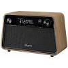 Sangean Premium Wooden Cabinet WR-201 stolní rádio DAB+, FM DAB+, Bluetooth, AUX, FM funkce alarmu vlašský ořech