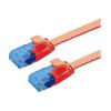 Value 21.99.2023 RJ45 síťové kabely, propojovací kabely CAT 6A U/UTP 3.00 m červená (jasná) nestíněný, plochý, pozlacené kontakty 1 ks Value 21.99.2023 RJ45 síťové kabely, propojovací kabely CAT 6A U/UTP 3.00 m červená (jasná) nestíněný, plochý, pozlacené kontakty 1 ks