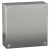 Schneider Electric Nástěnná krabice, řada: PanelSeT SBX IP66 Nerezová ocel 200 mm 200 mm 80 mm Schneider Electric Nástěnná krabice, řada: PanelSeT SBX IP66 Nerezová ocel 200 mm 200 mm 80 mm