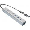 i-tec CAHUBMETAL7 USB Hub 4 + 3 porty USB-A, USB-C® USB 3.1 Gen1 5 GBit/s šedá CAHUBMETAL7 i-tec CAHUBMETAL7 USB Hub 4 + 3 porty USB-A, USB-C® USB 3.1 Gen1 5 GBit/s šedá CAHUBMETAL7