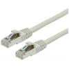 Value 21.99.0710 RJ45 síťové kabely, propojovací kabely CAT 6 S/FTP 10.00 m šedá dvoužilový stíněný, bez halogenů, samozhášecí 1 ks Value 21.99.0710 RJ45 síťové kabely, propojovací kabely CAT 6 S/FTP 10.00 m šedá dvoužilový stíněný, bez halogenů, samozhášecí 1 ks