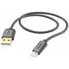 Hama Nabíjecí kabel USB USB 2.0 Apple Lightning konektor, USB-A zástrčka 1.50 m černá 00201580