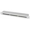 LogiLink NP0060 24 portů patch panel 483 mm (19) CAT 6A 1 U šedá