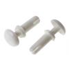 Essentra Nýt, Nylon, délka nýtu: 9 mm, Obyčejný Zacvaknutí, průměr nýtu: 3 mm tloušťka 6.5 mm