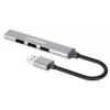 Manhattan 168427 USB Hub 4 porty USB-A USB 3.0 5 GBit/s šedá Manhattan - Hub - 4-Port - 3 x USB 2.0 + 1 x USB 3.2 Gen 1