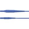 Schützinger měřicí kabel zástrčka 4 mm zástrčka 4 mm 150.00 cm modrá 1 ks