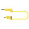 Electro PJP 2117-CD1-50J měřicí kabel banánková zástrčka banánková zástrčka 50 cm žlutá 1 ks Electro PJP 2117-CD1-50J měřicí kabel banánková zástrčka banánková zástrčka 50 cm žlutá 1 ks