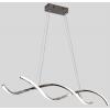 Závěsný lustr LED GR3005, tmavý chrom, 50 W, stmívatelný Závěsný lustr LED GR3005, tmavý chrom, 50 W, stmívatelný