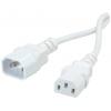 Roline green napájecí kabel [1x IEC zástrčka C14 10 A - 1x IEC C13 zásuvka 10 A] 1.80 m bílá