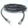 Koaxiální kabel, řada: FME, SMA RG58, Černá Polyvinylchlorid, vnější průměr: 5 mm OD 3 m 50 Ω Siretta S koncovkou