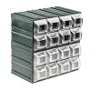 Skladovací jednotka se zásuvkami 16 Průhledné Plastové Průhledné zásuvky 208 mm x 208mm x 132 mm RS PRO Skladovací jednotka se zásuvkami 16 Průhledné Plastové Průhledné zásuvky 208 mm x 208mm x 132 mm RS PRO