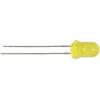 LED dioda 5 mm žlutá rozptylka, 200 mCd, 20 mA, 590 nm