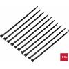 TRU COMPONENTS TC-12533364, stahovací pásky, 7.6 mm, 300 mm, černá, 100 ks