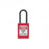 Master Lock Bezpečnostní visací zámek Klíč, Termoplast 4.76 mm třmen, Červená 35mm Master Lock Bezpečnostní visací zámek Klíč, Termoplast 4.76 mm třmen, Červená 35mm