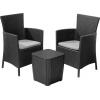 Allibert Iowa 223929 sada zahradního nábytku plast, polyester grafit, šedá