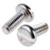 RS PRO Šroub s nízkou půlkulovou hlavou Drážka, Obyčejný, Nerezová ocel hlavice Kónická 10.0 mm