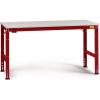 Manuflex LU4093.3003 ESD ESD pracovní stůl Univerzální standardní základní stůl s kaučuk, Šxhxv = 1750 x 1000 x 760-870 mm rubínově červená Manuflex LU4093.3003 ESD ESD pracovní stůl Univerzální standardní základní stůl s kaučuk, Šxhxv = 1750 x 1000 x 760-870 mm rubínově červená