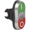 BACO BA100506-GN L61QA22K dvojitý tlakový spínač plastový přední prstenec, pochromované provedení zelená 1 ks BACO BA100506-GN L61QA22K dvojitý tlakový spínač plastový přední prstenec, pochromované provedení zelená 1 ks