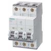 Siemens Miniaturní jistič, rozsah: 5SY6 3pólový 10A vypínací výkon 6 kA, charakteristika: Typ B, rozsah: SENTRON 400V ac Siemens Miniaturní jistič, rozsah: 5SY6 3pólový 10A vypínací výkon 6 kA, charakteristika: Typ B, rozsah: SENTRON 400V ac