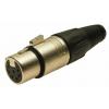 RS PRO Konektor XLR, barva Černá, počet kontaktů: 7, orientace těla: Rovný Vnitřní, pokovení: Stříbrná, Kabel