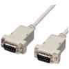 Value sériový kabel [1x D-SUB zástrčka 9pólová - 1x D-SUB zásuvka 9pólová], 1.80 m, šedá