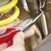 Knipex 26 22 200 dílnu ploché jehlové kleště 40° zahnuté vanadová elektrikářská ocel 200 mm
