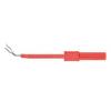 Schutzinger Testovací zásuvka, 4 mm, 600V, 1A, Červená, Vnitřní Pájecí, materiál kontaktu: Ocel, délka: 78 mm, pokovení Schutzinger Testovací zásuvka, 4 mm, 600V, 1A, Červená, Vnitřní Pájecí, materiál kontaktu: Ocel, délka: 78 mm, pokovení