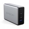 Satechi ST-TC100GM-EU USB nabíječka, 1x USB A , 2x USB-C®, 100 W, Dodávka energie, černá, šedá