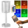 Křišťálová lampa LED RGB USB, dálkové ovládání, 25 cm