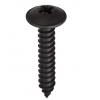 RS PRO Samořezný šroub, Černění, Ocel hlavice Příruba, délka: 9.5 mm RS PRO Samořezný šroub, Černění, Ocel hlavice Příruba, délka: 9.5 mm