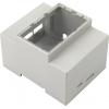 Joy-it RB-CaseP4+07 SBC skříň Vhodné pro (vývojové sady): Raspberry Pi® včetně montáže na lištu šedá
