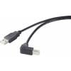 Renkforce USB kabel USB 2.0 USB-A zástrčka, USB-B zástrčka 0.50 m černá 90° zatočeno dolů RF-4613068