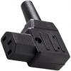 RS PRO Konektor IEC C13, orientace těla: Pravý úhel, Kabel Vnitřní, 250V 10A RS PRO Konektor IEC C13, orientace těla: Pravý úhel, Kabel Vnitřní, 250V 10A