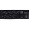 Logitech K270 Wireless Keyboard bezdrátový klávesnice německá, QWERTZ černá odolné proti stříkající vodě