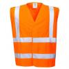 Portwest Oranžová Uhlíkové vlákno, Polyester Reflexní vesta 2XL/3XL