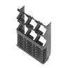 Electronics housings, OMNIMATE Housing - series CH20MBlack, Side element, Width: 67,5 mm