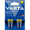 Baterie Varta 4903 AAA/LR03, 1,5 V, alkalické, 4 ks