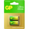GP GP Ultra Primary Lithium Batterie CR123A 2 Stück fotobaterie CR-123A Li-MnO2 1500 mAh 3 V 2 ks GP GP Ultra Primary Lithium Batterie CR123A 2 Stück fotobaterie CR-123A Li-MnO2 1500 mAh 3 V 2 ks