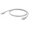 Weidmüller 2661950100 RJ45 síťové kabely, propojovací kabely CAT 6A S/FTP 1.00 m šedá 1 ks Weidmüller 2661950100 RJ45 síťové kabely, propojovací kabely CAT 6A S/FTP 1.00 m šedá 1 ks